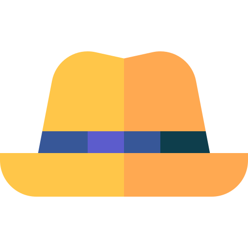 sombrero de fieltro icono gratis