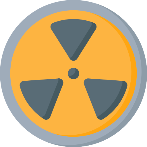 radioactivo icono gratis