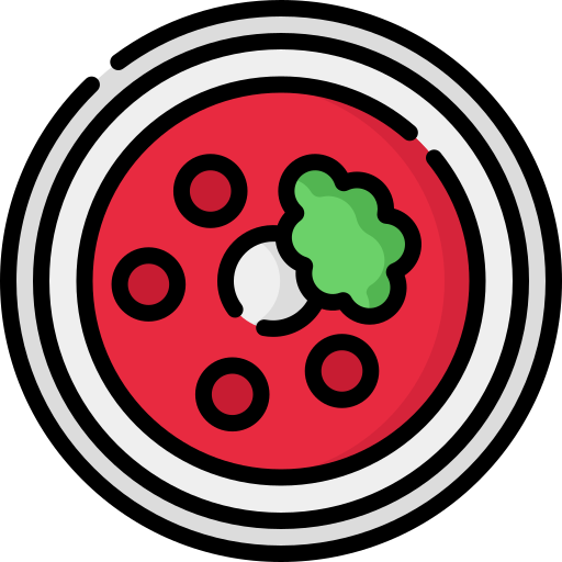 sopa de remolacha icono gratis