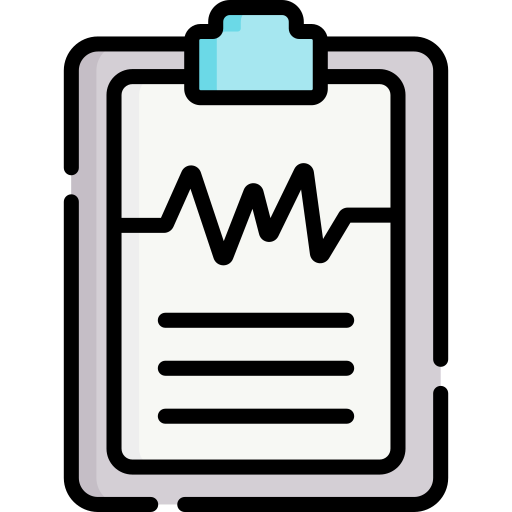 Medical report free icon