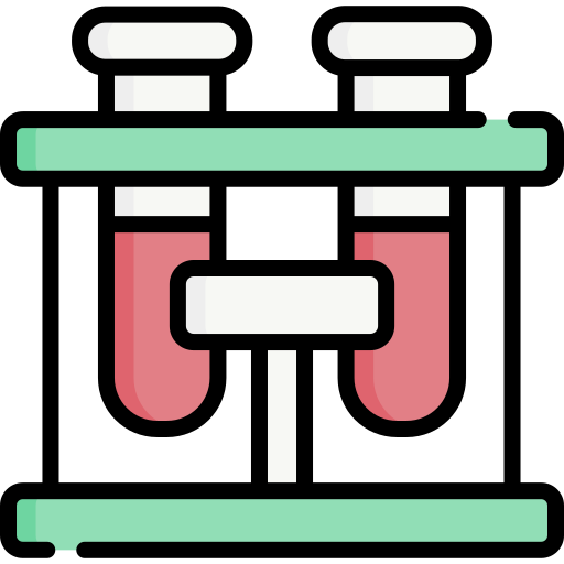 Test Tubes Special Lineal Color Icon