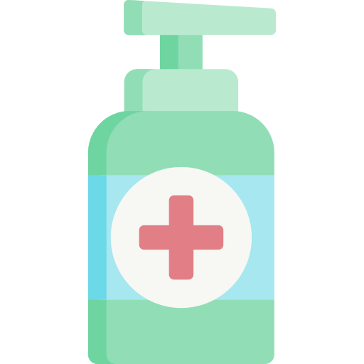 Hydroalcoholic gel free icon