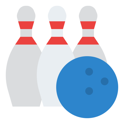 Bowling Iconixar Flat Icon