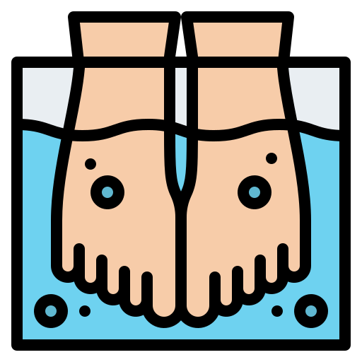 spa para pies icono gratis