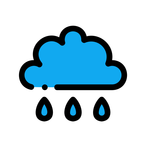 Rain Generic Outline Color Icon