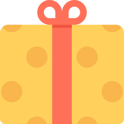 caja de regalo icono gratis