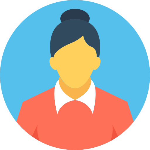 Worker Flat Color Circular icon