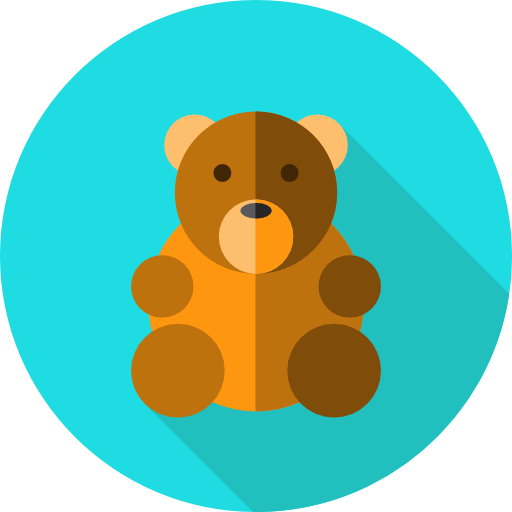 oso de peluche icono gratis