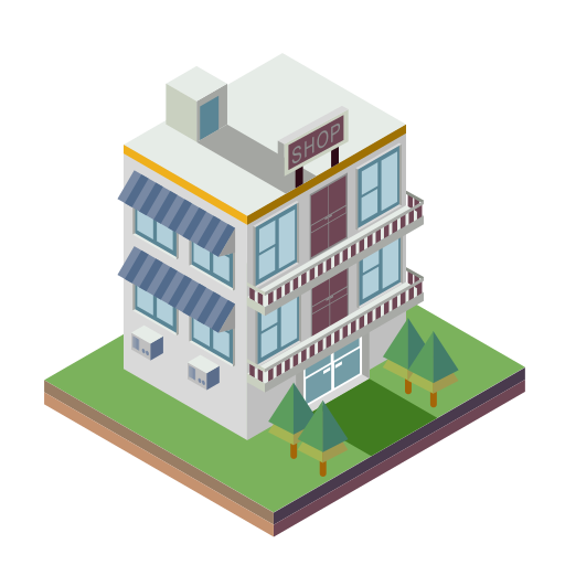 Building Generic Isometric icon