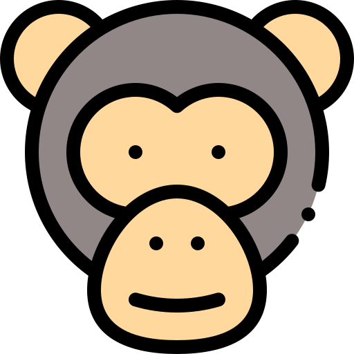 chimpancé icono gratis