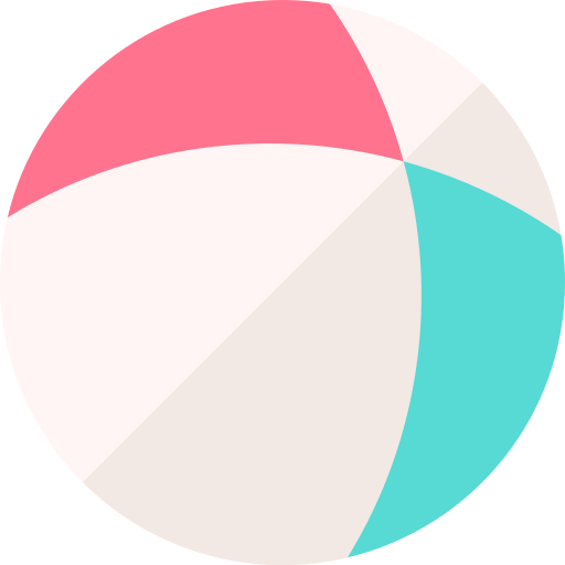 Beach ball Basic Straight Flat icon