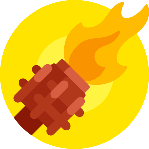 antorcha icono gratis