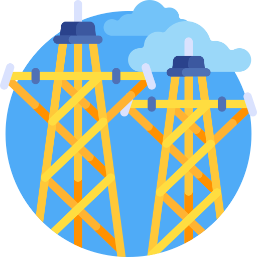 torre electrica icono gratis