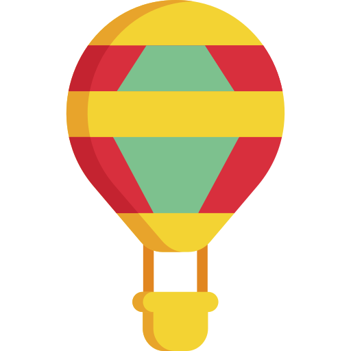 Hot air balloon Special Flat icon