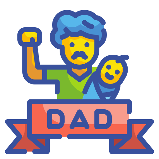 dia del padre icono gratis