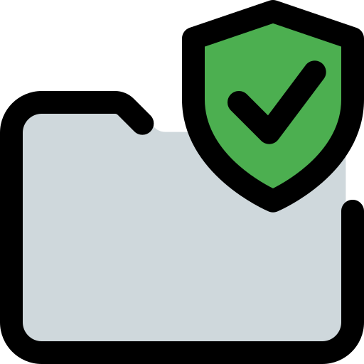 seguridad de archivos icono gratis