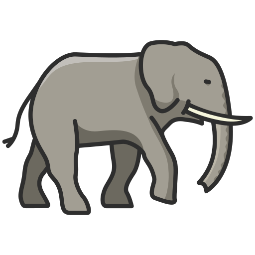 Elephant free icon Elephant free icon
