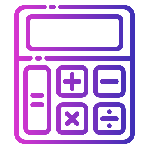 Calculator Generic Gradient icon