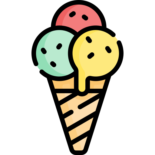 Ice cream Special Lineal color icon