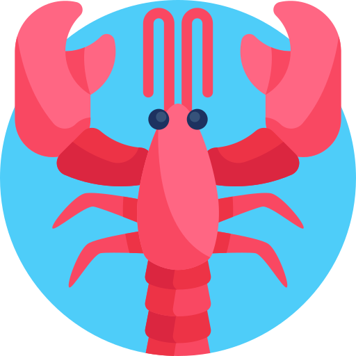 Lobster Detailed Flat Circular Flat icon