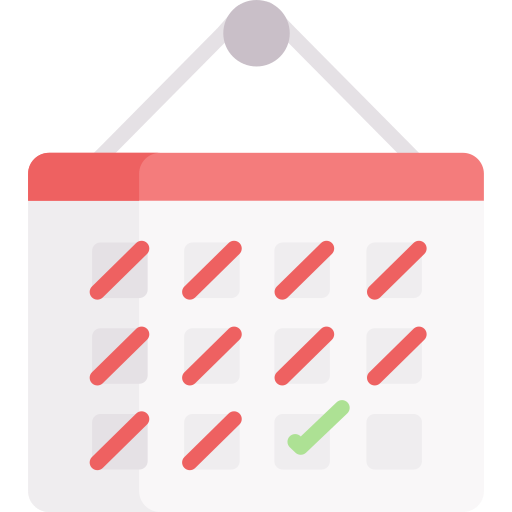 calendário grátis ícone