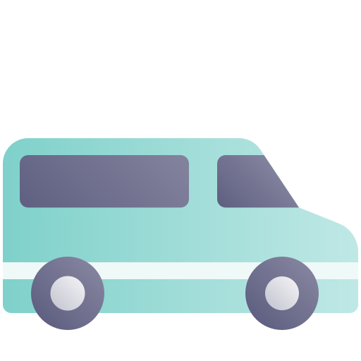 Mini van - Free transport icons