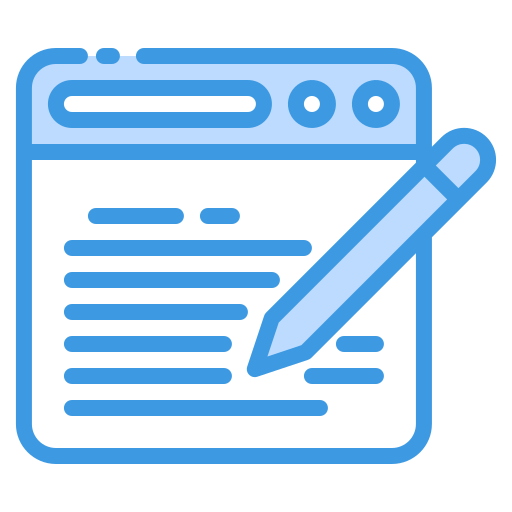 Copywriting Generic Blue icon