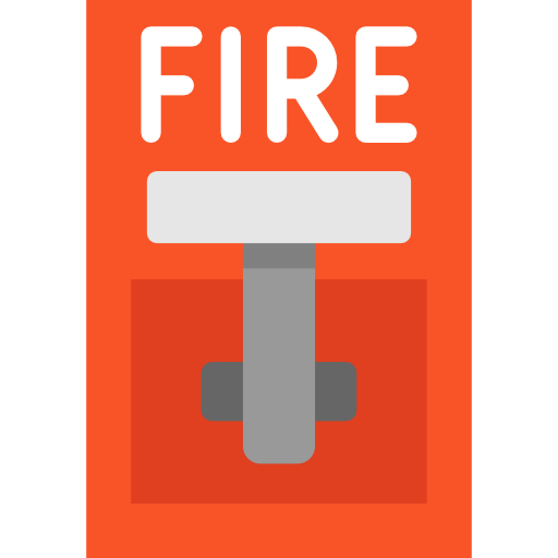 alarma de incendios icono gratis