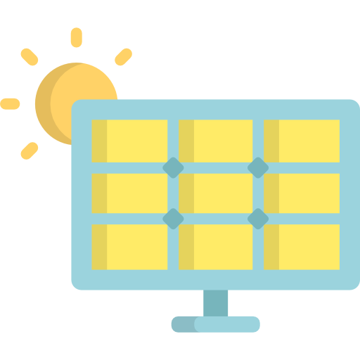 energía solar icono gratis