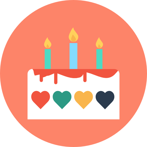 Birthday cake icon - 2