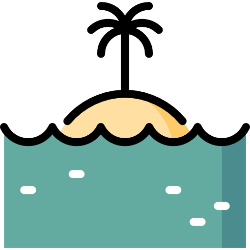 ilha grátis ícone ilha grátis ícone