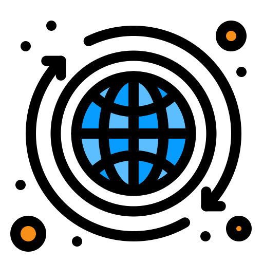 À l'échelle mondiale Icône gratuit À l'échelle mondiale Icône gratuit