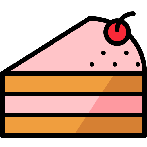 Cake Generic Outline Color icon