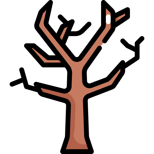 arbol seco icono gratis