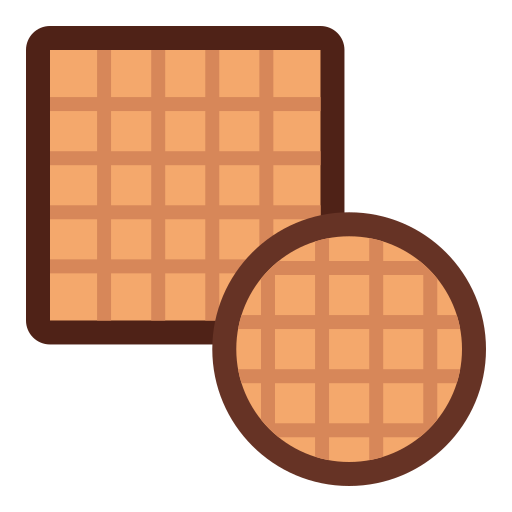 Waffle free icon Waffle free icon