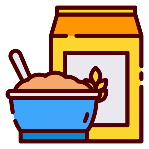 Cereal Good Ware Lineal Color icon