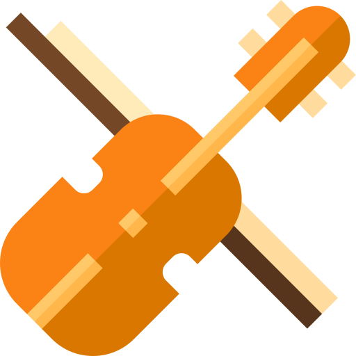 violín icono gratis