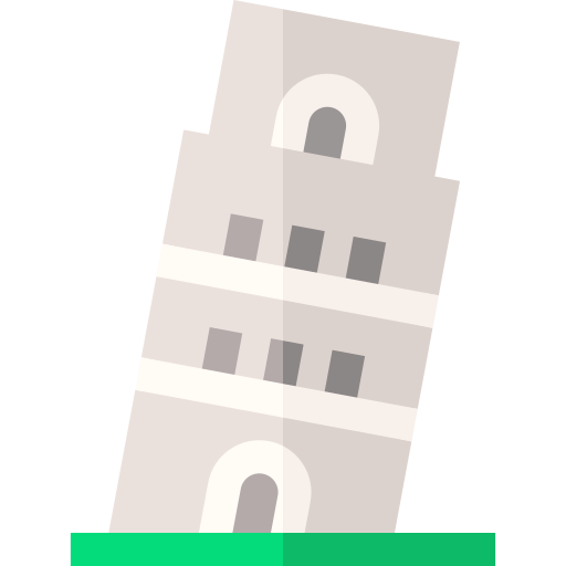 torre de pisa icono gratis