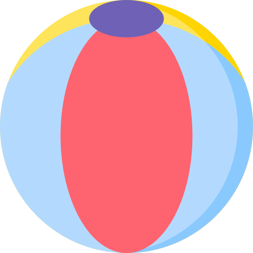 Beach Ball Special Flat Icon