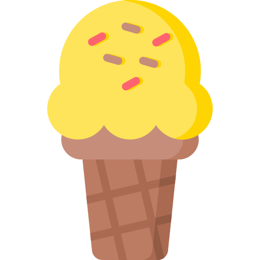 cucurucho de helado icono gratis