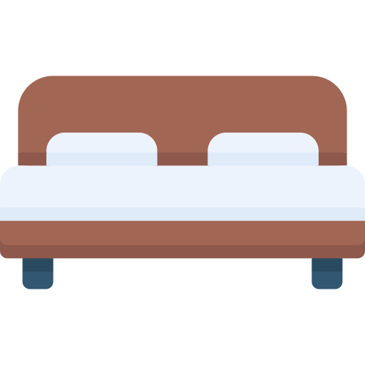 Double bed Special Flat icon