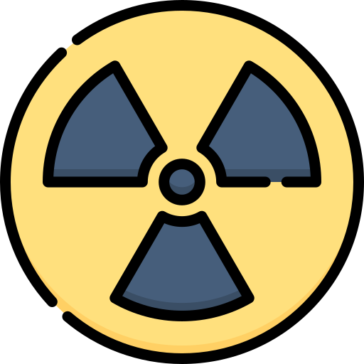 energía nuclear icono gratis