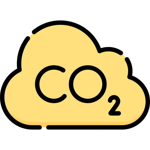 nube de co2 icono gratis