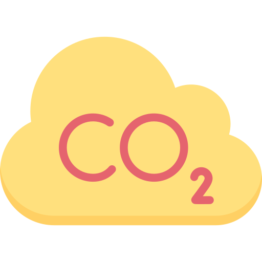 nube de co2 icono gratis