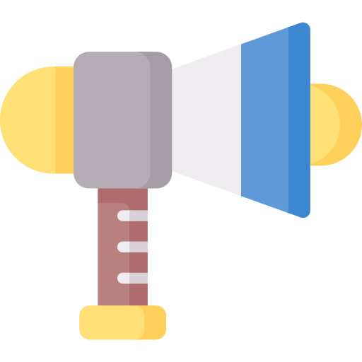 mégaphone Icône gratuit