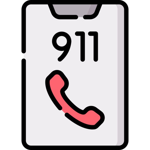 llamada al 911 icono gratis