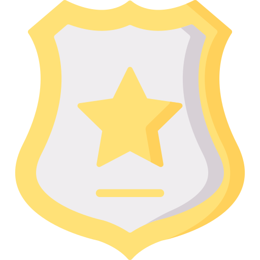 Police badge Special Flat icon