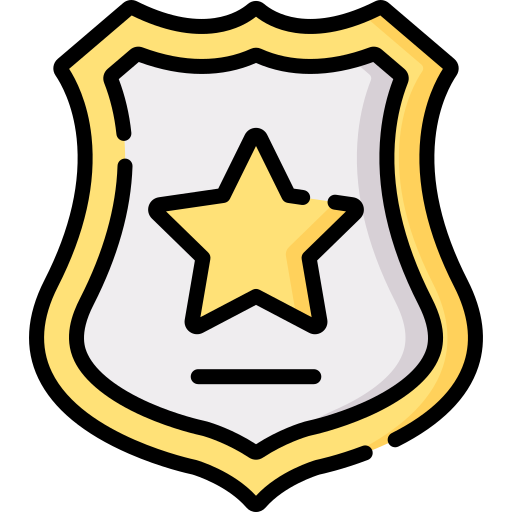 Police badge - free icon