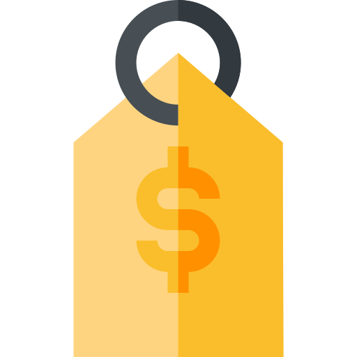 etiqueta de precio icono gratis