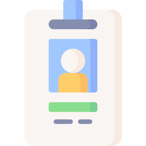 tarjeta de identificación icono gratis